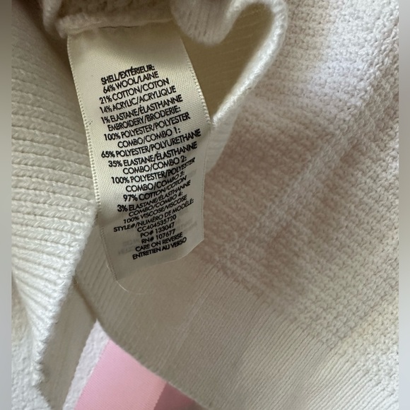 Alice + Olivia Kitty Stace Face Frame Wool Blend Cardigan - Picture 13 of 14